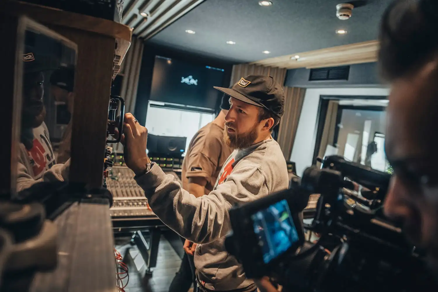 Tom in the studio